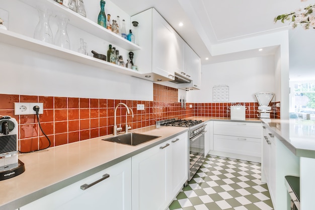 Spacious kitchen design