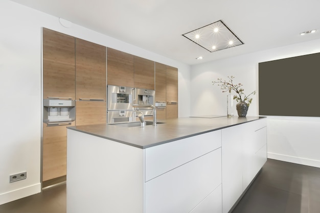 Spacious kitchen design