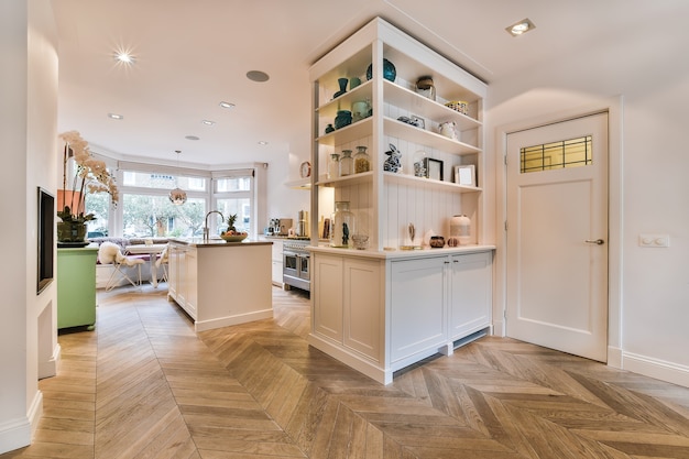 Spacious kitchen design