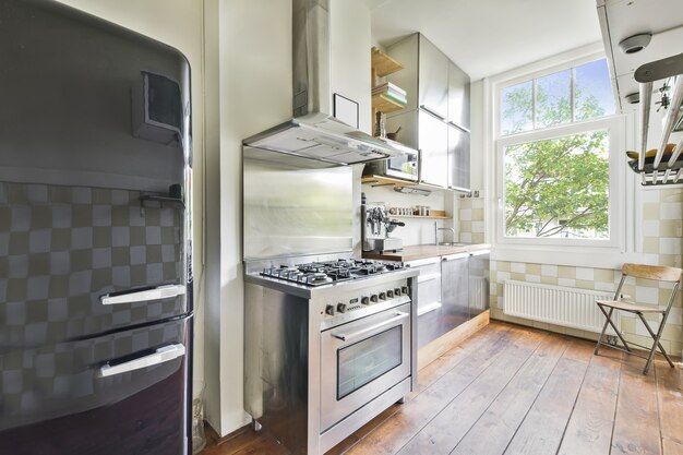 Spacious kitchen design