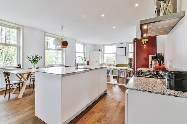 Spacious kitchen design