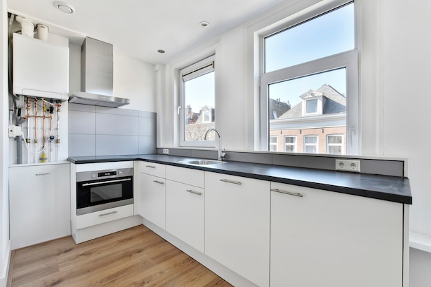 Spacious kitchen design