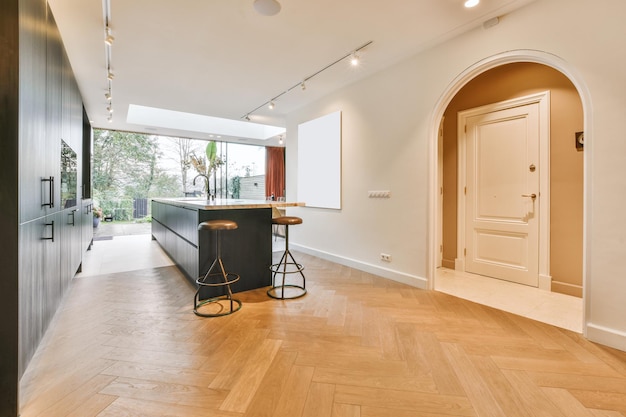 Spacious open plan kitchen and dining room