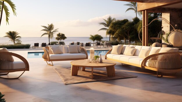 Spacious and well designed outdoor furniture store