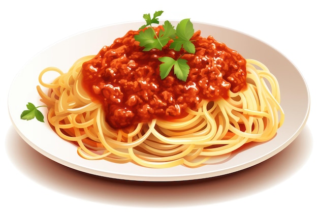 Photo spaghetti bolognese icon on white background ar 32 v 52 job id 3157abf8c3e14ef885506b49c8146fee