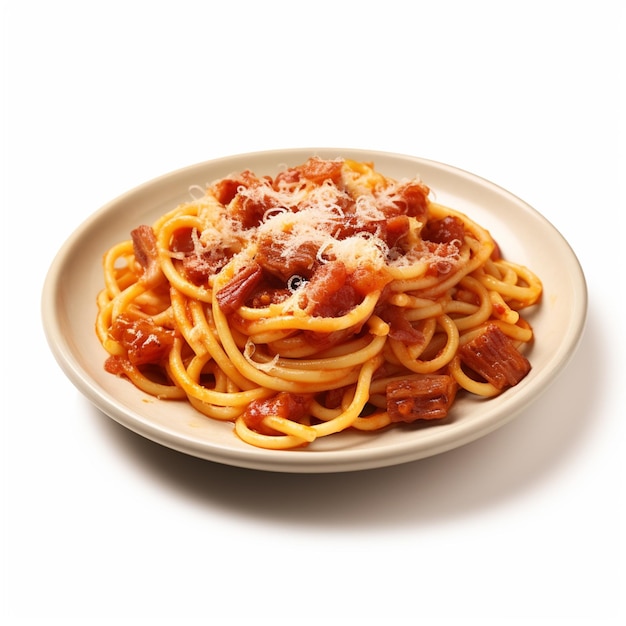 Photo spaghetti bolognese italian food