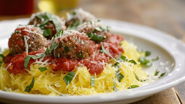 写真 スパゲッティ・ボローニーズ (bolognese) パルメザン・チーズ (parmesan cheese) スパゲッティー・ボロニーズ (spaghetti bolognese) はアート・エステティック・コンセプト (culinary aesthetic concept) を採用した料理です