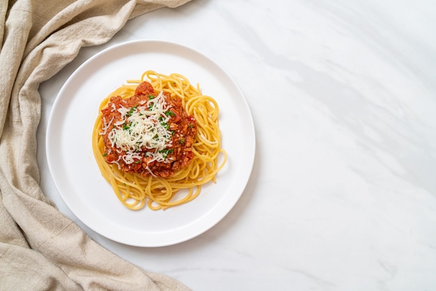 Spaghetti bolognese