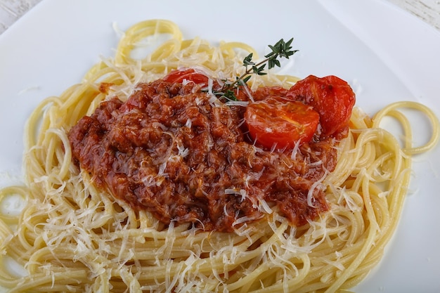 Spaghetti bolognese