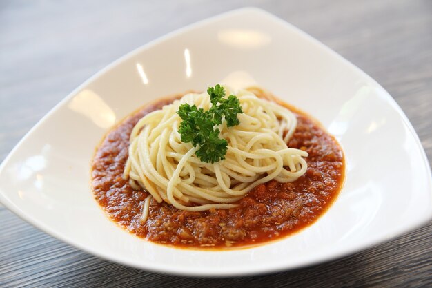 Spaghetti bolognese