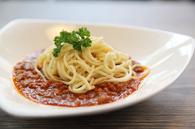 Spaghetti bolognese