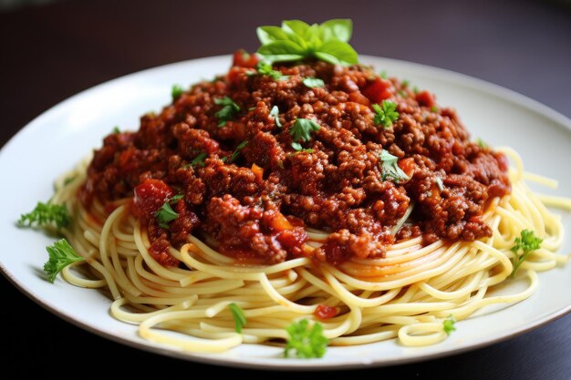 Spaghetti bolognese