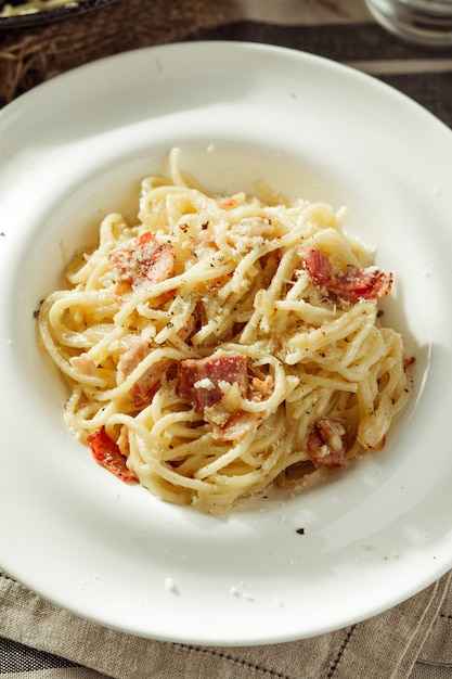 Spaghetti Carbonara - Italian Food