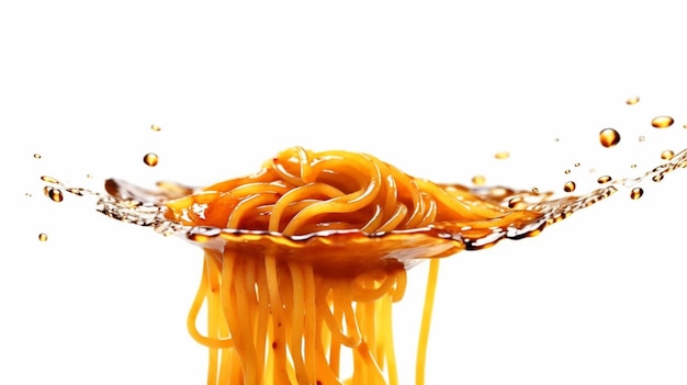 Spaghetti realistic photograph Ai generative