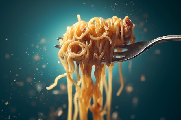 Spaghettivorkvoedsel Genereer AI