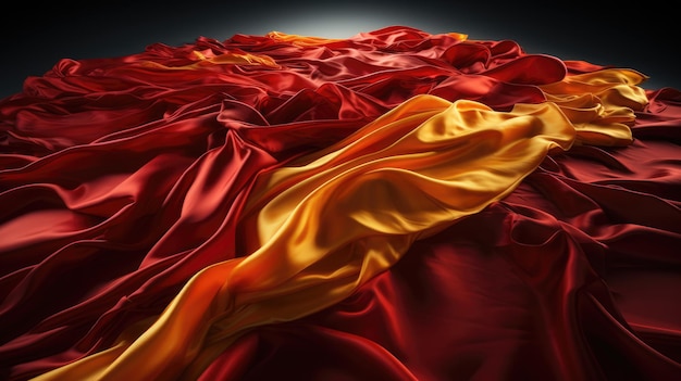 Spain flag fabric