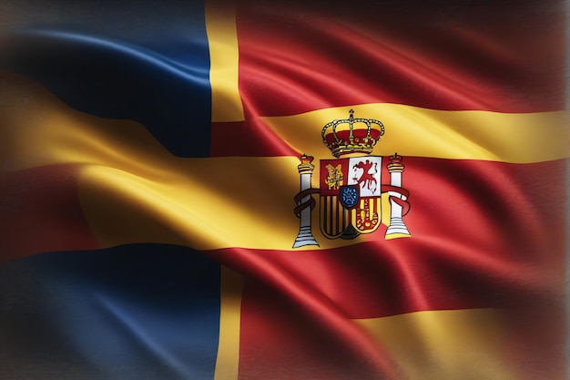 Spain flag texture