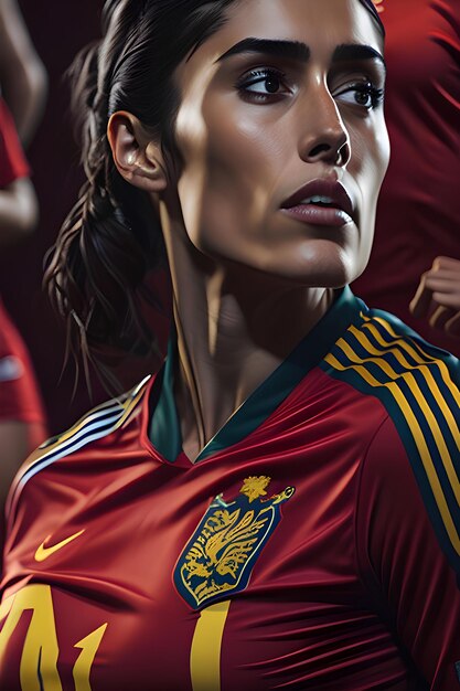 Photo spain's women's national football team victory art