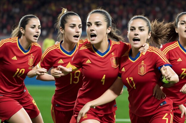 Spain women's national football team victory