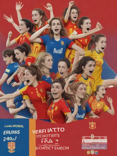 Spains woman national football team victory