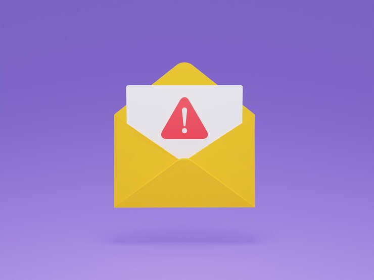 spam e-mail 3d illustratie