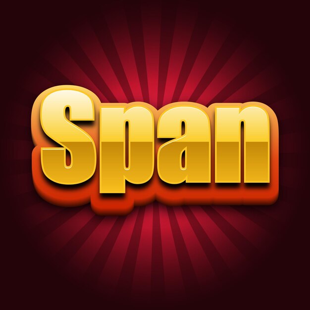 Premium photo span text effect gold jpg attractive background card photo