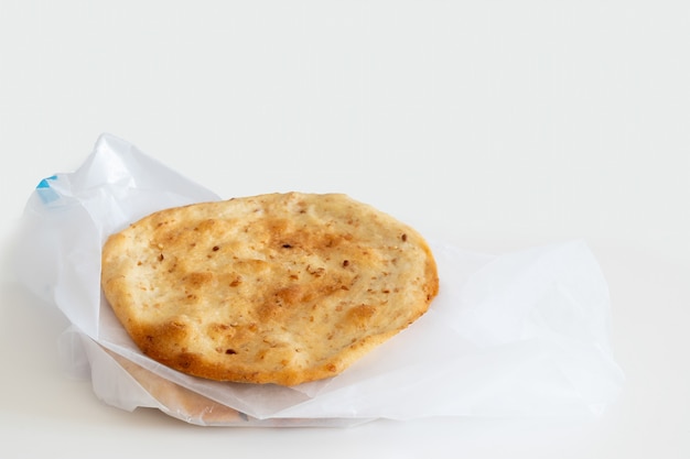 Spanish aniseed pastries Tortas de Aceite, on white background