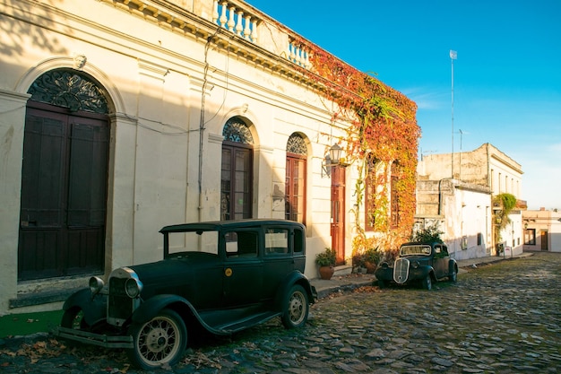 Spanish colonial houses in Colonia Uruguay