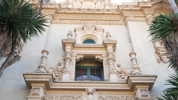 Испанская колониальная архитектура возрождения барокко или рококо парк бальбоа сан-диего