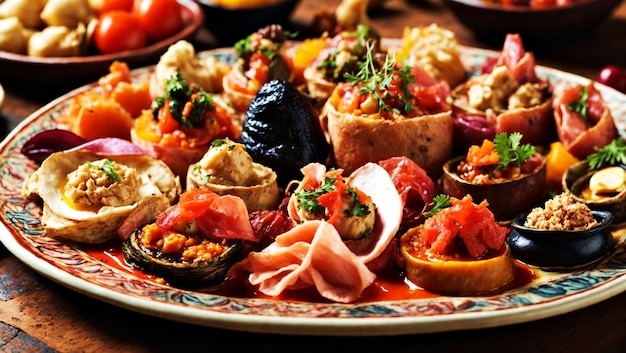 Photo spanish food tapas