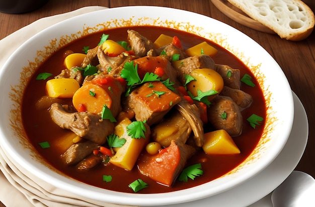 Spanish goat stew