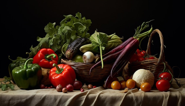 Spanish vegetables snack food