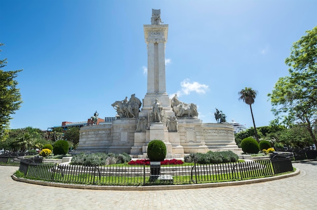 Spanje Plein Cadiz Spanje Plaza de Espana