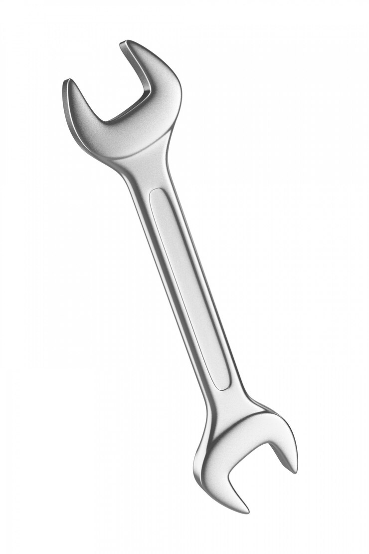 Foto spanner geïsoleerd op wit