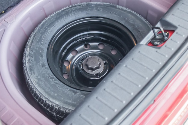 Spare tire in the modern compact car