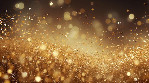 Sparkle glitter gold background