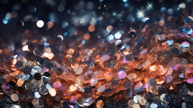 Photo sparkle light glitter background