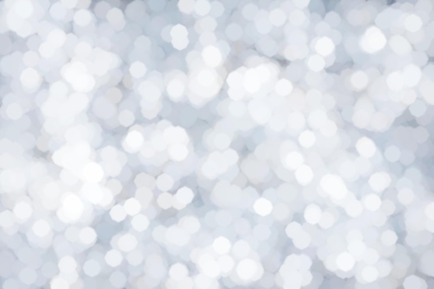 Sparkle Silver Abstract Bokeh Background