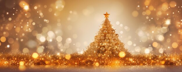 Photo sparkle with christmas joy glittering christmas tree background