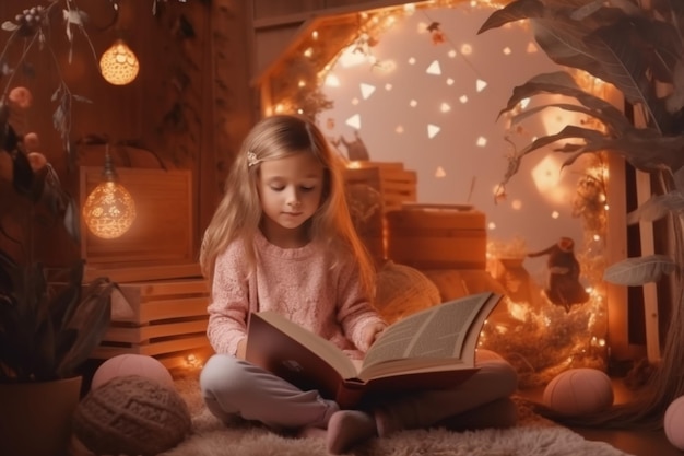 Sparklecore Reading Time Whimsical Adventures of a Little Girl with Sparkling Imagination