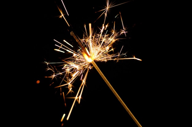 Sparkler close-up