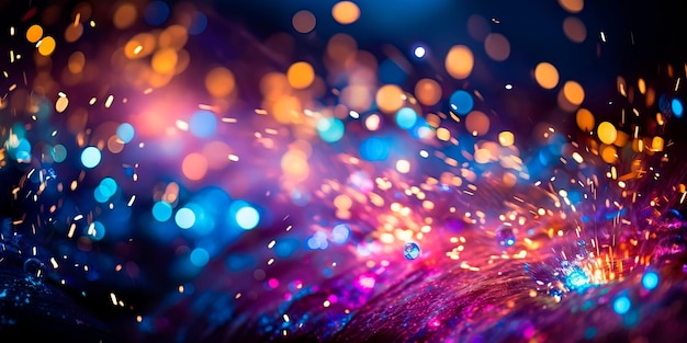 sparklers in motion during celebrations creating dazzling trails of light against a dark background