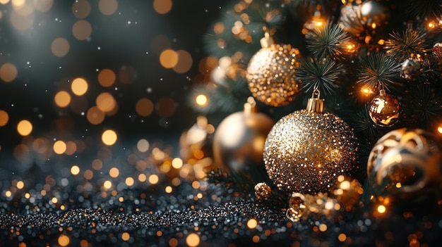 sparkling christmas ornaments
