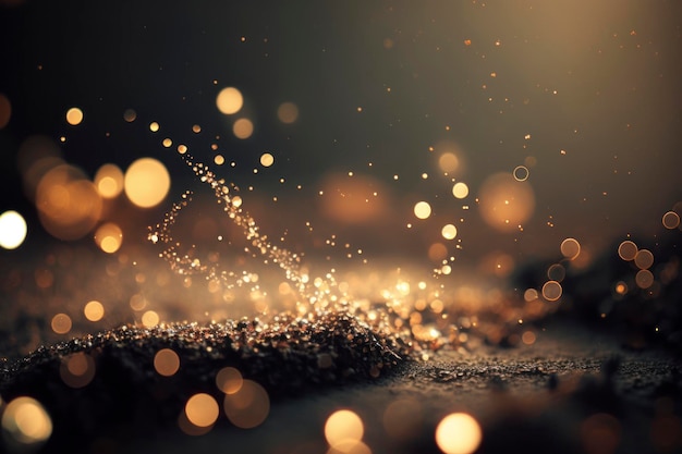 Sparkling dust Lights Ray Bokeh ar 32 v 4