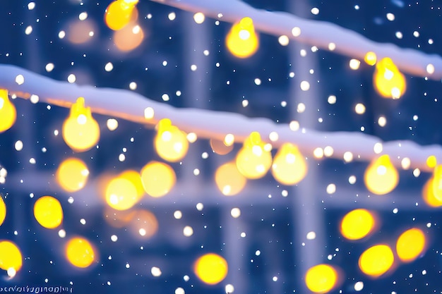 Photo sparkling and glowing holiday atmosphere generative ai