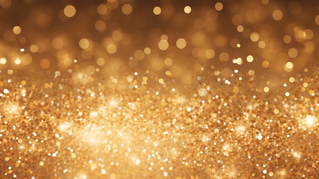 Photo sparkling gold glitter background