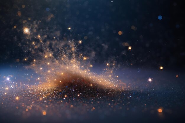 Фото Блестящие частицы волшебной пыли