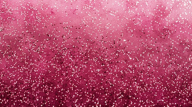 Photo sparkling pink glitter texture background with small white dots