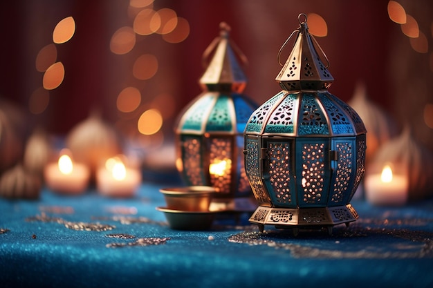 Sparkling Ramadan Lanterns Display (Schitterende lantaarns van de ramadan)