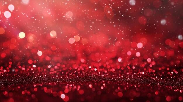 Sparkling red glitter background